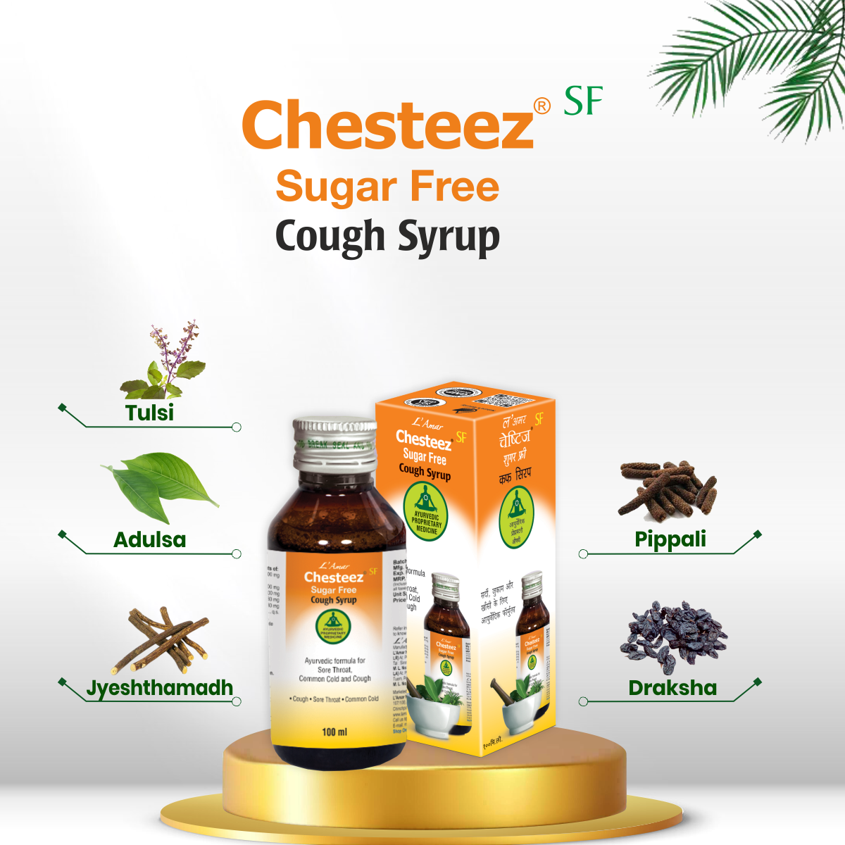 CHESTEEZ COUGH SYRUP SUGAR FREE