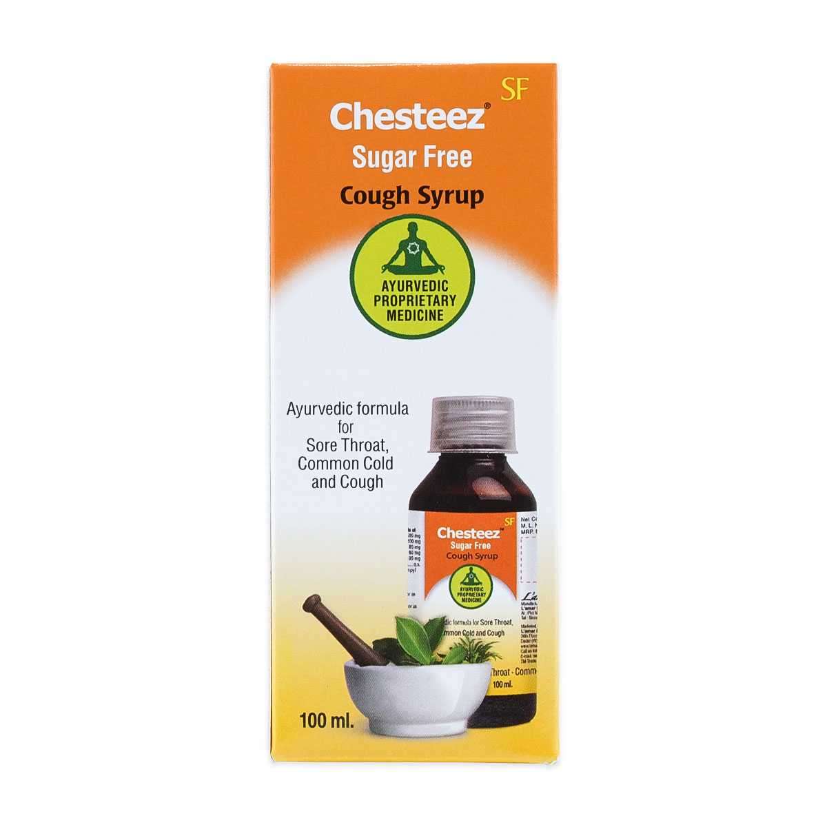 Buy CHESTEEZ SUGARFREE COUGH SYRUP 100ML