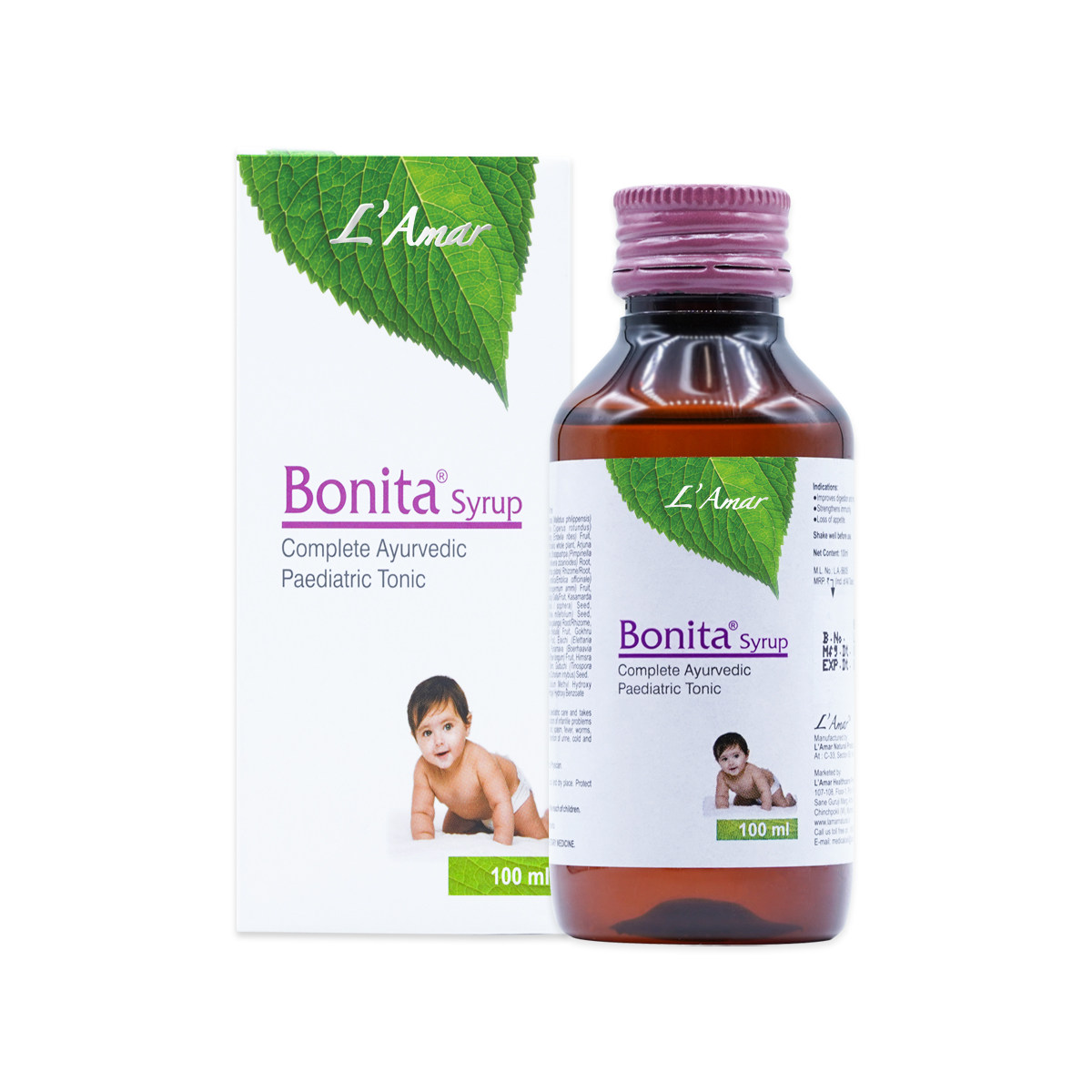 Get BONITA SYRUP 100ML - Lamar