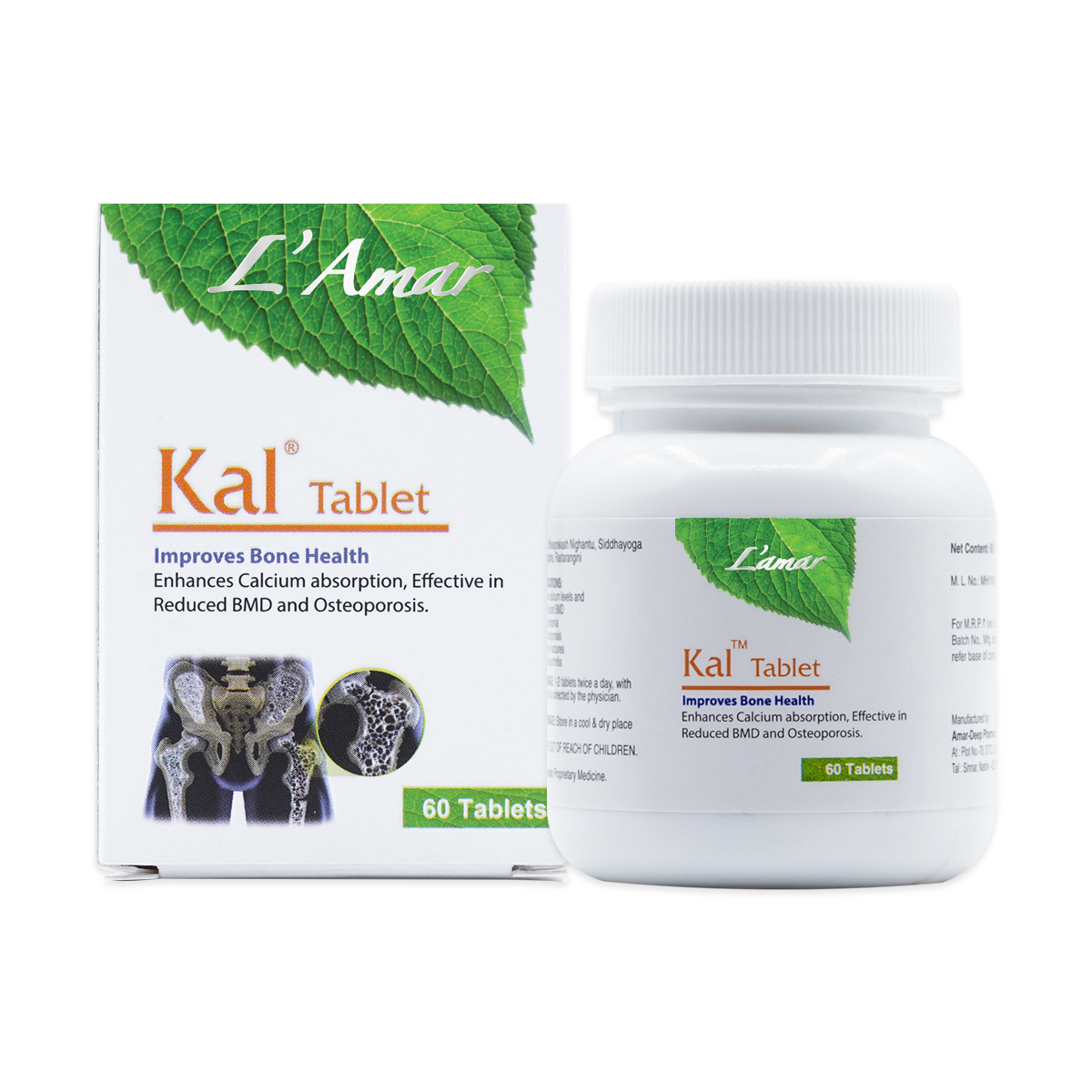 Buy calcium supplements - KAL TAB 60'S