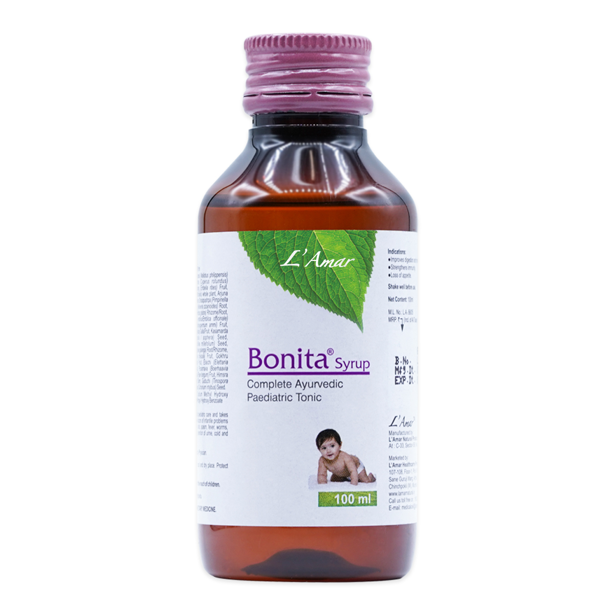 Get BONITA SYRUP 200ML - pediatric tonic