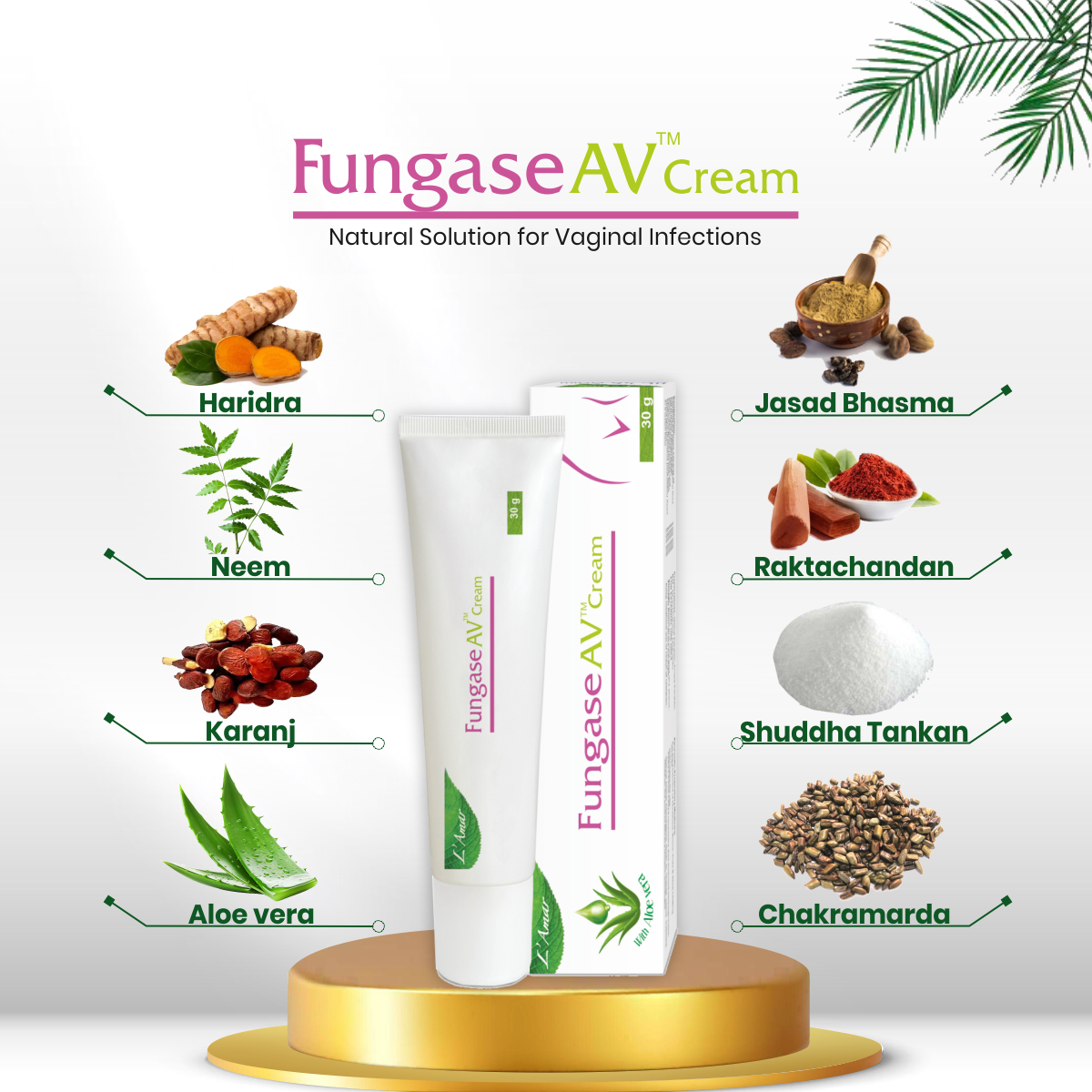Buy Fungase AV Cream (30gm)